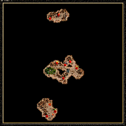Thumbnail for a map of The Shadow Of Death New Beginning - B (Underground): After The Amulet for the PC game Heroes Of Might And Magic III.