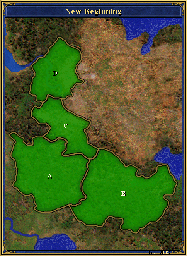 Thumbnail for a map of The Shadow Of Death New Beginning (In-Game Map) for the PC game Heroes Of Might And Magic III.