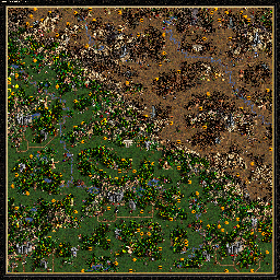Thumbnail for a map of The Shadow Of Death Specter Of Power - A: Poison Fit For A King for the PC game Heroes Of Might And Magic III.