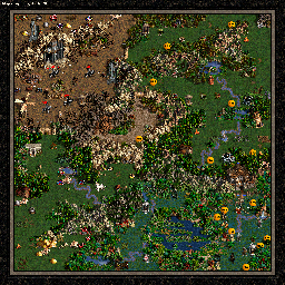 Thumbnail for a map of The Shadow Of Death Specter Of Power - C: Kreegan Alliance for the PC game Heroes Of Might And Magic III.