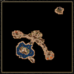 Thumbnail for a map of The Shadow Of Death Unholy Alliance - B (Underground): Gathering The Legion for the PC game Heroes Of Might And Magic III.