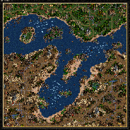 Thumbnail for a map of The Shadow Of Death Unholy Alliance - C: Search For A Killer for the PC game Heroes Of Might And Magic III.