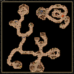 Thumbnail for a map of The Shadow Of Death Unholy Alliance - C (Underground): Search For A Killer for the PC game Heroes Of Might And Magic III.