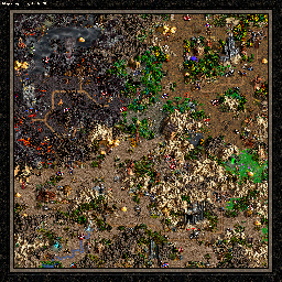 Thumbnail for a map of The Shadow Of Death Unholy Alliance - G: Wrath Of Sandro for the PC game Heroes Of Might And Magic III.