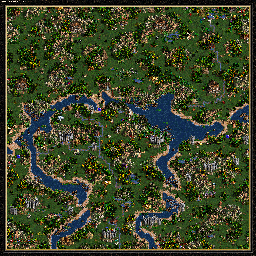 Thumbnail for a map of The Shadow Of Death Unholy Alliance - I: To Strive, To Seek for the PC game Heroes Of Might And Magic III.