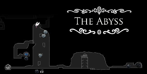 Thumbnail for a map of The Abyss (Guide) for the PC game Hollow Knight.