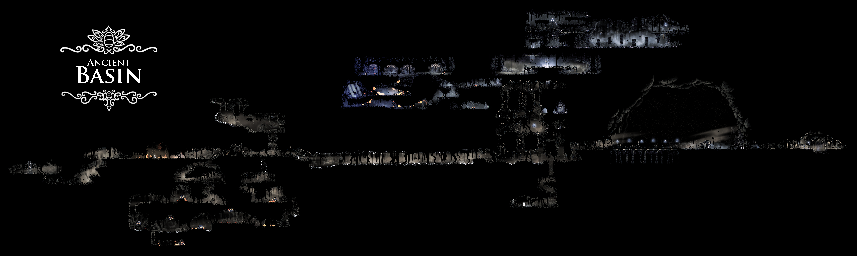 Thumbnail for a map of Ancient Basin for the PC game Hollow Knight.