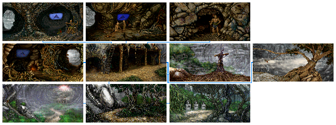 Thumbnail for a map of Benny's Scenario for the PC game I Have No Mouth, And I Must Scream.