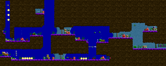 Thumbnail for a map of Episode 1 Level 2: Micro Menace for the PC game In Search Of Dr. Riptide.