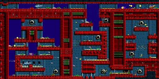Thumbnail for a map of Episode 1 Secret Level: Outpost Enigma for the PC game In Search Of Dr. Riptide.