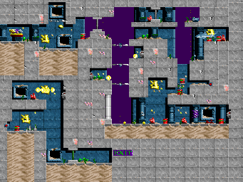 Thumbnail for a map of Episode 2 Level 1: Atlantis for the PC game In Search Of Dr. Riptide.