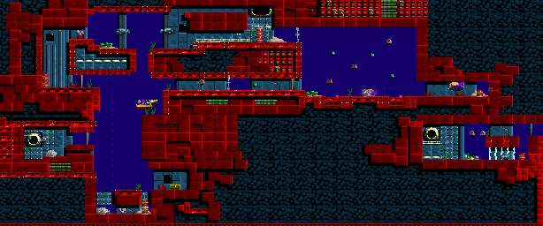 Thumbnail for a map of Episode 3 Level 5: Lab Rynth for the PC game In Search Of Dr. Riptide.