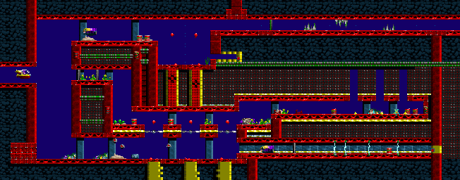 Thumbnail for a map of Episode 3 Level 7: Halls Of Hell for the PC game In Search Of Dr. Riptide.