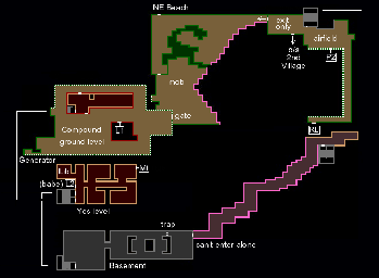 Thumbnail for a map of Compound (In-Game Map) for the PC game Isle Of The Dead.