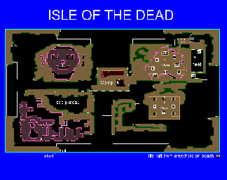 Thumbnail for a map of Island (In-Game Map) for the PC game Isle Of The Dead.