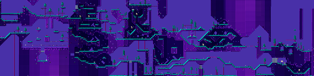 Thumbnail for a map of Flashback Diamondus - Unused Secret Level for the PC game Jazz Jackrabbit 2.