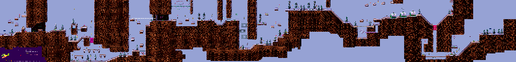 Thumbnail for a map of Holiday Hare 98 Burrowsville - Level 1 - Snow Bunnies for the PC game Jazz Jackrabbit 2.