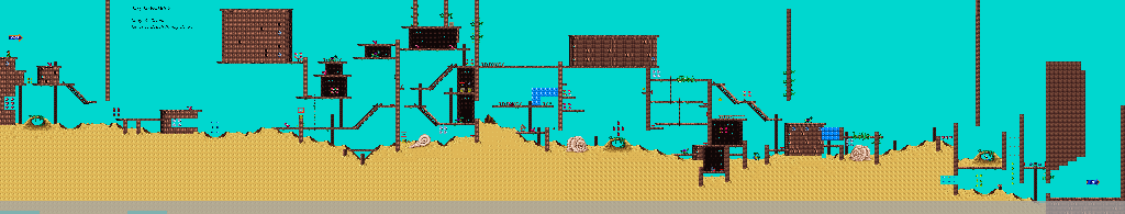 Thumbnail for a map of Jazz In Time Beach - Level 1 - Beach Bunny Bingo for the PC game Jazz Jackrabbit 2.