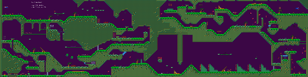 Thumbnail for a map of Jazz In Time Psychedelia - Level 1 - Purple Haze Maze for the PC game Jazz Jackrabbit 2.