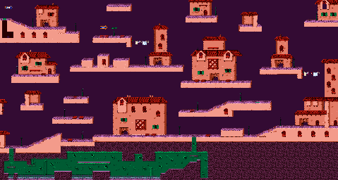 Thumbnail for a map of Party Mode Capture The Flag - Level 2 - Colonius Wars for the PC game Jazz Jackrabbit 2.