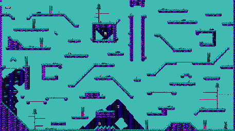 Thumbnail for a map of Party Mode Capture The Flag - Level 3 - Diamondus Warzone for the PC game Jazz Jackrabbit 2.
