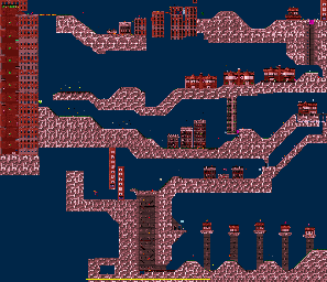 Thumbnail for a map of The Secret Files Streetwize - Level 3 - Urban Brawl for the PC game Jazz Jackrabbit 2.