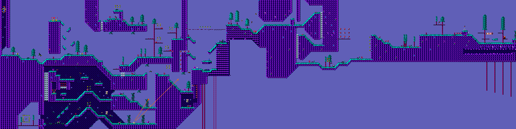 Thumbnail for a map of Shareware Level 3 - Frog Stomp for the PC game Jazz Jackrabbit 2.