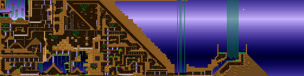 Thumbnail for a map of Episode 5: The Chase Is On Sluggion - Level Two for the PC game Jazz Jackrabbit CD.