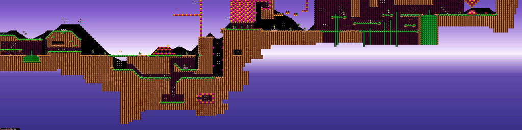 Thumbnail for a map of Episode A: Outta Dis World Exoticus - Level One for the PC game Jazz Jackrabbit CD.