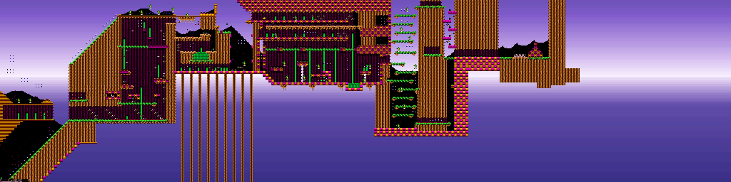 Thumbnail for a map of Episode A: Outta Dis World Exoticus - Level Two for the PC game Jazz Jackrabbit CD.