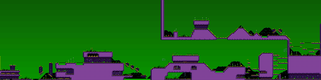 Thumbnail for a map of Episode A: Outta Dis World Muckamok - Level One for the PC game Jazz Jackrabbit CD.