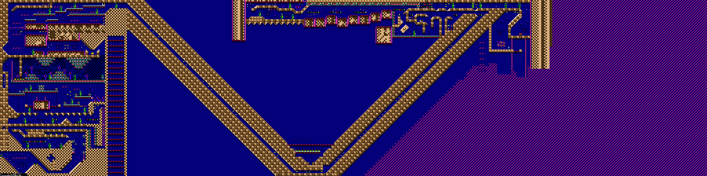 Thumbnail for a map of Episode B: Turtle Soup Deckstar - Level Two for the PC game Jazz Jackrabbit CD.