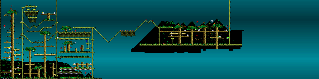 Thumbnail for a map of Episode B: Turtle Soup Raneforus - Level Two for the PC game Jazz Jackrabbit CD.