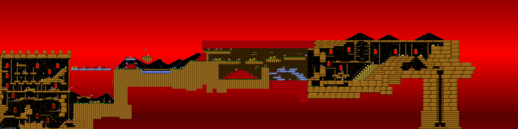 Thumbnail for a map of Episode B: Turtle Soup Stonar - Level One for the PC game Jazz Jackrabbit CD.