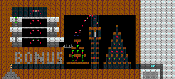 Thumbnail for a map of Volume I: Jill Of The Jungle Bonus Level for the PC game Jill Of The Jungle.