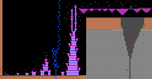 Thumbnail for a map of Volume II: Jill Goes Underground Level 0 for the PC game Jill Of The Jungle.