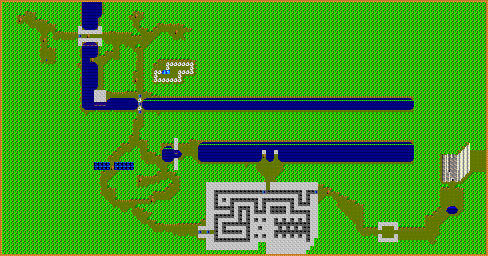 Thumbnail for a map of Volume III: Jill Saves The Prince Jungle for the PC game Jill Of The Jungle.