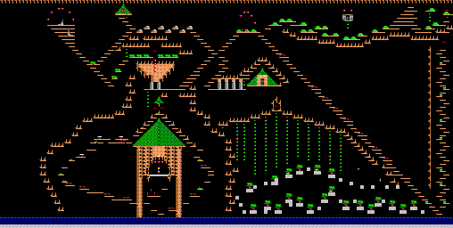 Thumbnail for a map of Volume III: Jill Saves The Prince Level 12 for the PC game Jill Of The Jungle.