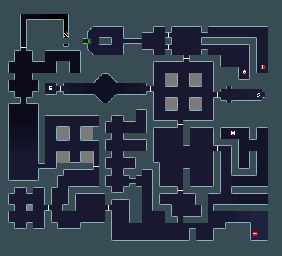 Thumbnail for a map of 2-4: Upper Machine Shop for the PC game Jurassic Park.