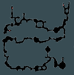 Thumbnail for a map of 2-6: Dark Caverns for the PC game Jurassic Park.