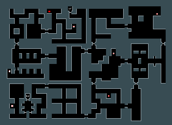 Thumbnail for a map of 2-9: Basement for the PC game Jurassic Park.