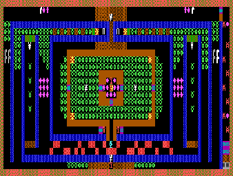 Thumbnail for a map of Level 11 for the PC game Kingdom Of Kroz.