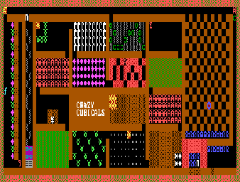 Thumbnail for a map of Level 15 for the PC game Kingdom Of Kroz.