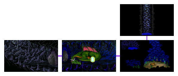Thumbnail for a map of Well for the PC game King's Quest I: Quest For The Crown.