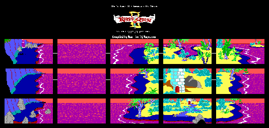 Thumbnail for a map of New World for the PC game King's Quest II: Romancing The Throne.