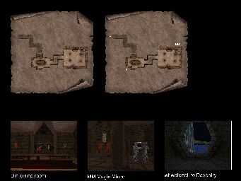 Thumbnail for a map of Castle Daventry for the PC game King's Quest: Mask Of Eternity.