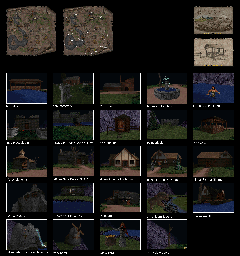 Thumbnail for a map of Daventry for the PC game King's Quest: Mask Of Eternity.