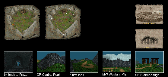 Thumbnail for a map of Paradise Lost for the PC game King's Quest: Mask Of Eternity.