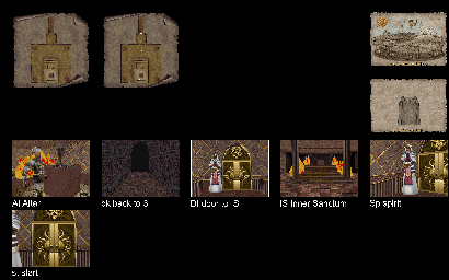 Thumbnail for a map of Realm Of The Sun Altar for the PC game King's Quest: Mask Of Eternity.