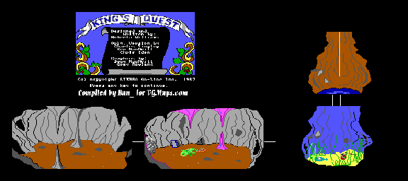 Thumbnail for a map of Well for the PC game King's Quest: Quest For The Crown.